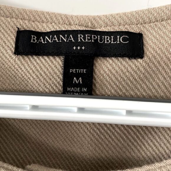 Banana Republic Factory Tan Tie Waist Jacket - Picture 3 of 5